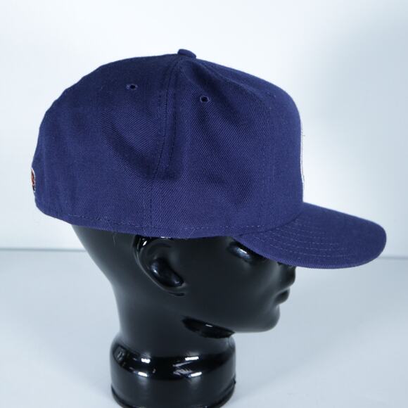 Colombus Blue Jackets New Era 59Fifty 5950 Fitted Hat Blue Size 8 1/8 NHL Hockey - Picture 4 of 6